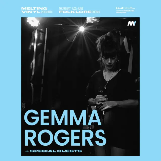 "Punky and danceable... Gemma Rogers packs a whole 21st-century kitchen sink drama into her tracks..."

Gemma Rogers @gemma_rogers_music_ + special guests at The Folklore Rooms @thefolklorerooms #Brighton on Thursday 12th June.

Gemma is writing for her second album. Working with producers EAMES, Gareth Ashton (The Verve, Rolling Stones, Tina Turner) and Mike Tournier (of dance legends Fluke), Gemma has developed a more immediate sound to carry her snapshot lyrical styling, which delivers provocative personal and political convictions in an emotionally direct and often humorous way.

“AWESOME” ~ Loud Women
“Gemma pulls no punches” ~ Steve Lamacq – 6 Music
“Invigoratingly Angry” ~ Juno reviews
“Early PIL-like industrial vibe” ~ God is in the TV
“Cool as f**k” ~ Louder Than War
“With punk strumming, and a dancing drum machine, Gemma Rogers’ The Great Escape (EP), ponders the possibility of Ferris Bueller-like memories that “we can live forever in.” ~ Ban Ban Ton Ton

Doors 7.30pm / Start 8.00pm
£14 + booking fee in advance / £18 on the door
Seated
Age restrictions: +18

Tickets link in bio and further info available here:
https://bit.ly/MeltingVinylTickets
@meltingvinylbrighton

.
.
.

#dancefunkpunk #brightonmusicscene #gemmarogers