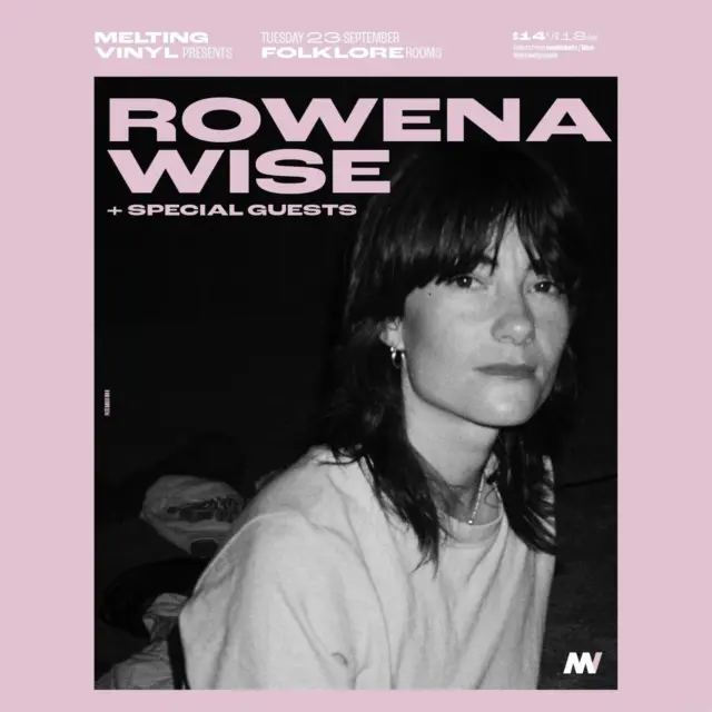 📣 new show | new show | new show 📣 

Sonic landscapes - just voice and guitar - weaving together elements of traditional folk with contemporary indie.

Australian indie-folk artist Rowena Wise @thatgalro returns to Europe and the UK this September, following the release of her critically acclaimed 2024 album, 'Senseless Acts of Beauty'. Hailed by The Clash as "carefully etched indie folk"; Wise's sound earned her a coveted Australian Music Prize shortlist nomination.
 
Known for her mesmerising live performances, Wise crafts intimate sonic landscapes with just voice and guitar, weaving together elements of traditional folk with contemporary indie sensibilities. Her crystalline vocals and intricate fingerpicking style create a captivating atmosphere that has enchanted audiences from Melbourne to Manchester.
 
This solo tour marks her first EU/UK performances since the album's release, promising an evening of spellbinding music that showcases why she's become one of Australia's most compelling folk artists. 

Tickets and further info:
https://bit.ly/MeltingVinylTickets
@meltingvinylbrighton 

Rowena Wise + special guests play The Folklore Rooms on Tuesday 23rd September
Doors: 7.30pm. Show starts: 8.00pm
£14 in advance with booking fee/£18 on the door
Age restrictions - 18+

#folk #indiefolk
